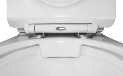 Унитаз-компакт Azario Mons 380х650х790 напольный, безободковый, с быстросъемным сиденьем микролифт (AZ-76004)