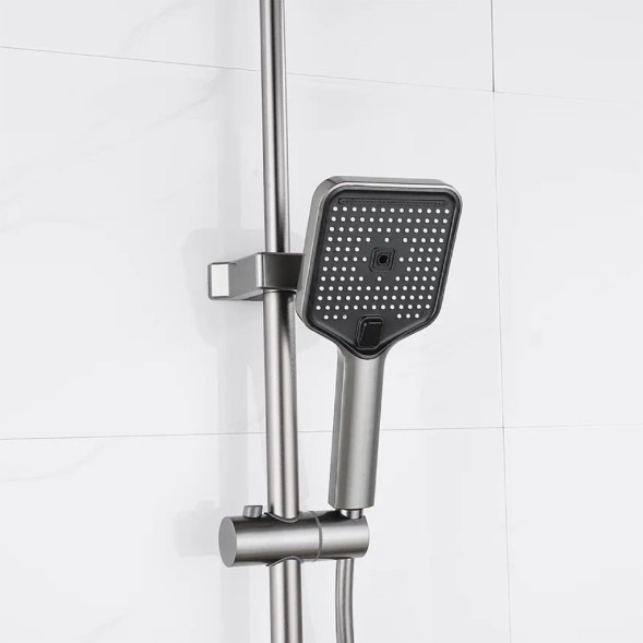 Душевая система 35к ПРОФСАН ПСМ-900-82GA лейка &amp;quot;Тропический душ круг&amp;quot; + гигиен. лейка ГРАФИТ - PSM-900-82GA 