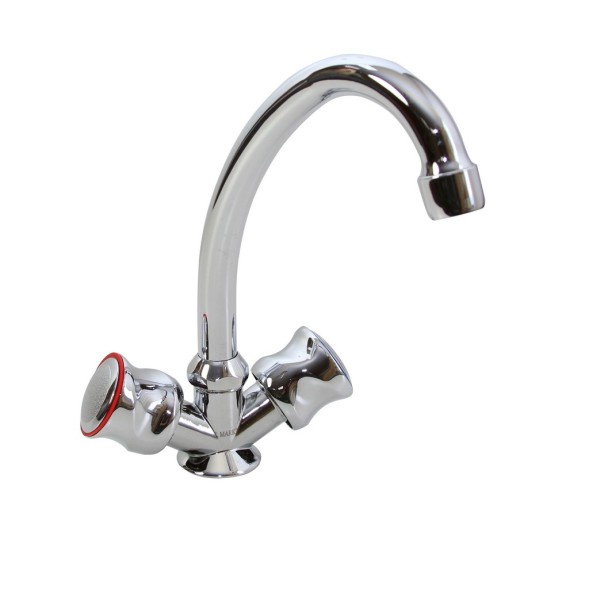 Смеситель для кухни 1/2 кер T.MARKT 04-2003 Восьмерка п\гайку - 04-2003 