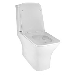 Унитаз-компакт Azario Mari 360х700х805 напольный, безободковый, слив Tornado, в комплекте с быстросъемным сиденьем микролифт (AZ-79143T)