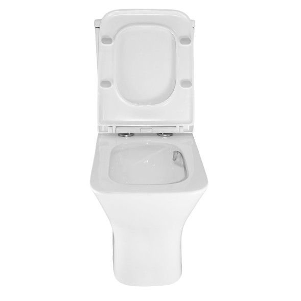 Унитаз-компакт Azario Mari 360х700х805 напольный, безободковый, слив Tornado, в комплекте с быстросъемным сиденьем микролифт (AZ-79143T)