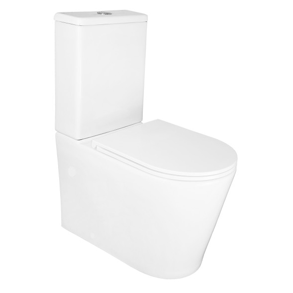 Унитаз-компакт Azario Conto 360х630х820 напольный, безободковый, слив &amp;quot;Торнадо&amp;quot;, с быстросъемным сиденьем микролифт (AZ-T005BR)