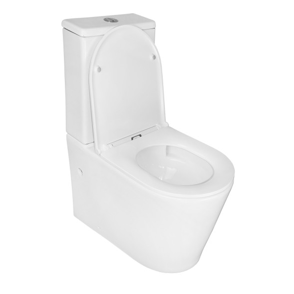 Унитаз-компакт Azario Conto 360х630х820 напольный, безободковый, слив &amp;quot;Торнадо&amp;quot;, с быстросъемным сиденьем микролифт (AZ-T005BR)