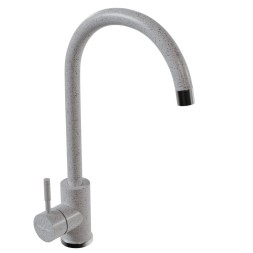 Смеситель для кухни 35к MIXLINE ML-GS15 (310) серый высок. излив - ML-GS15 (310)