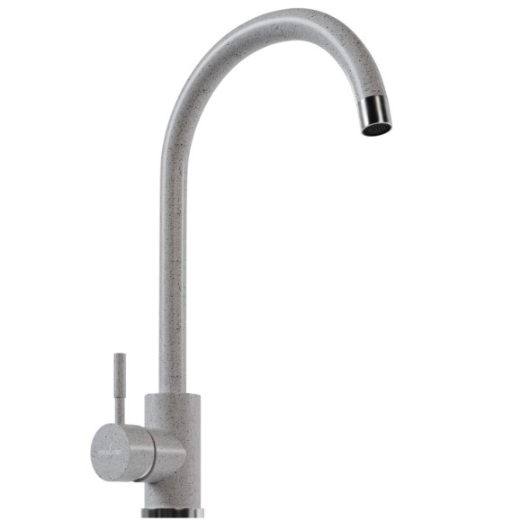 Смеситель для кухни 35к MIXLINE ML-GS15 (310) серый высок. излив - ML-GS15 (310) 