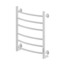 Полотенцесушитель MIXLINE CAPELLA  60х50 (таймер, 253 Вт, 6 перекладин) электрический БЕЛЫЙ - ML-556409 