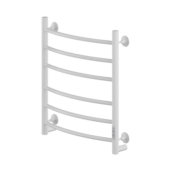 Полотенцесушитель MIXLINE CAPELLA  60х50 (таймер, 253 Вт, 6 перекладин) электрический БЕЛЫЙ - ML-556409 