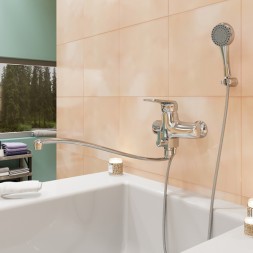 Смеситель для ванны и раковины 40k MIXLINE ML13-02 - ML13-02 