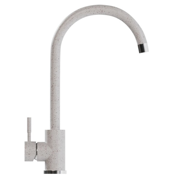 Смеситель для кухни 35к MIXLINE ML-GS15 (328) бежевый высок. излив - ML-GS15 (328) 