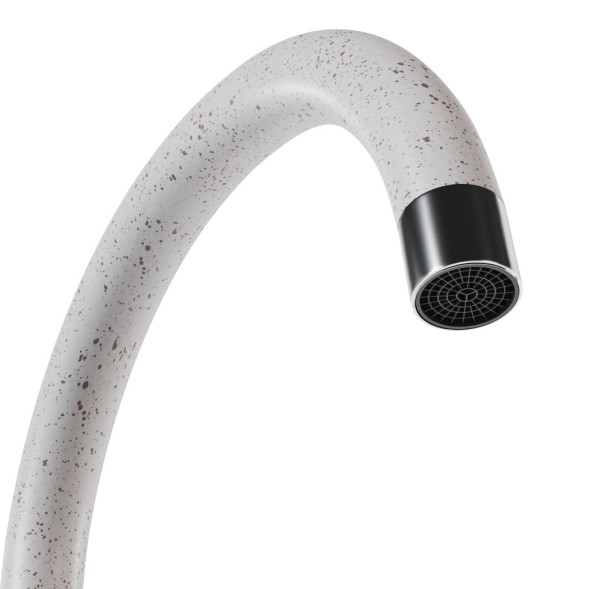 Смеситель для кухни 35к MIXLINE ML-GS15 (328) бежевый высок. излив - ML-GS15 (328) 