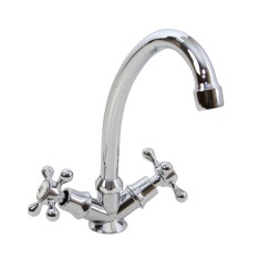 Смеситель для кухни 1/2 кер T.MARKT 04-2006 Крест п\гайку - 04-2006 