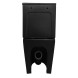 Унитаз-компакт Azario Black Queen 370х605х800 безободковый, с быстросъемным сиденьем микролифт, черный матовый (AZ-8380)