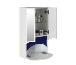 Зеркальный шкаф &amp;quot;РАДУГА-46&amp;quot; синий без подсветки - 522951 