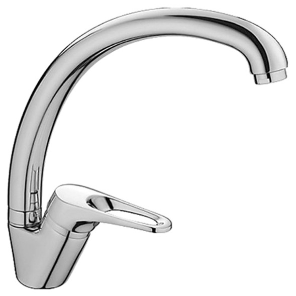 Смеситель для кухни 35к HB4113 HAIBA с/отв п/шпильку боковая - HB4113 