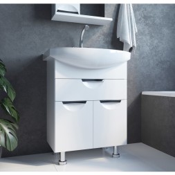 Тумба д/ванной &amp;quot;ЭТЬЕН-65&amp;quot; под раковину  &amp;quot;Best-65 (Sanita Lux) (ПВХ) - 550334 