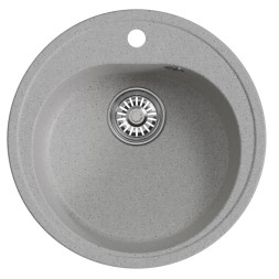 Мойкa ML-GM11 КОМФОРТ круглая, серая (310), 500мм (глуб. чаши 180) - 00-00009304 