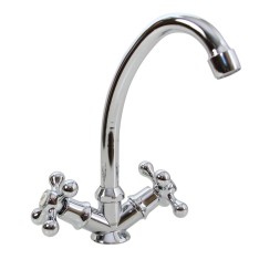 Смеситель для кухни 1/2 кер T.MARKT 04-2010 Крест п\гайку - 04-2010 