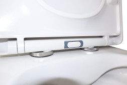 Унитаз-компакт Azario Rise 385х623х792 напольный, безободковый с быстросъемным сиденьем микролифт (AZ-68D)