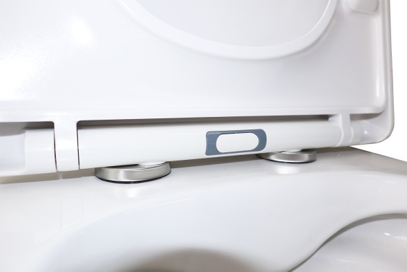 Унитаз-компакт Azario Rise 385х623х792 напольный, безободковый с быстросъемным сиденьем микролифт (AZ-68D)