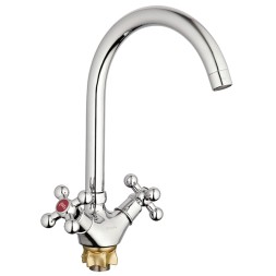 Смеситель для кухни 1/2 кер Glauf QTZ4-A856 п\гайку - QTZ4-A856 