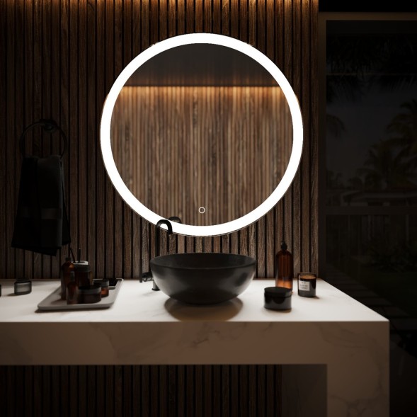 Зеркало MIXLINE &amp;quot;Мия&amp;quot; D800 сенсорный выключатель, светодиодная подсветка - MLZ.Mia.8.1.2 