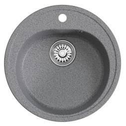 Мойкa ML-GM11 КОМФОРТ круглая, темно-серая (309), 500мм (глуб. чаши 180) - 00-00009303 