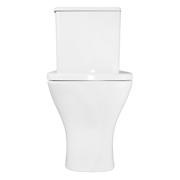 Унитаз-компакт Azario Blaise 385х615х801 напольный, безободковый с быстросъемным сиденьем микролифт (AZ-55-1)