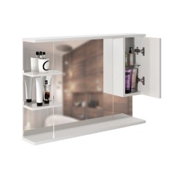 Зеркальный шкаф &amp;quot;ЭТЬЕН-100&amp;quot; правый с подсветкой (ПВХ) - 540872 