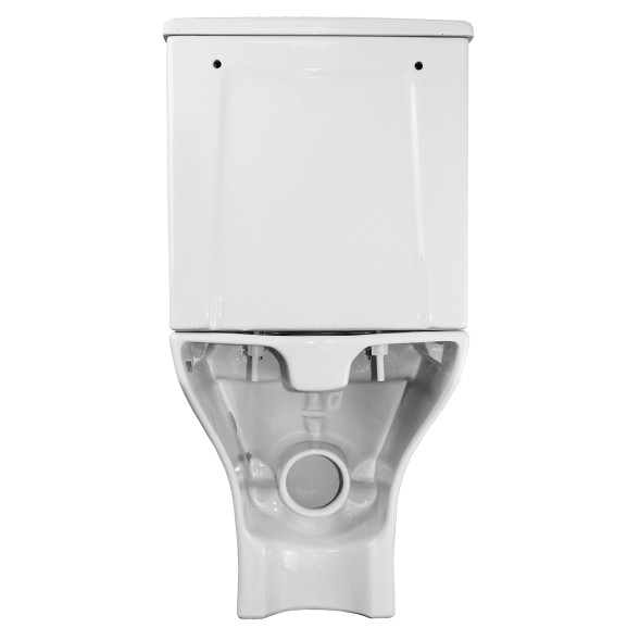 Унитаз-компакт Azario Nigel 385х616х785 напольный, безободковый, с быстросъемным сиденьем микролифт (AZ-55)