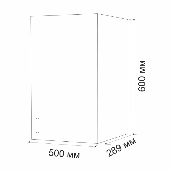шкаф навесной кухонный 50 белый - 508994 