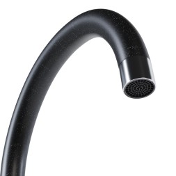 Смеситель для кухни 35к MIXLINE ML-GS15 (343) антрацит высок. излив - ML-GS15 (343)