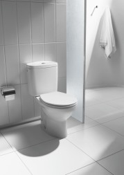 Низ к унитазу Roca Victoria, косой выпуск, белый (7.3423.9.U00.0)