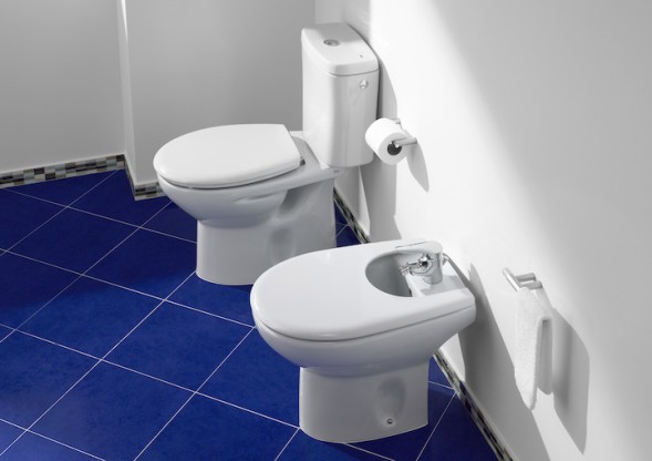 Низ к унитазу Roca Victoria, косой выпуск, белый  (7.3423.9.U00.0)