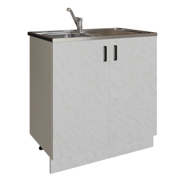 Тумба 80 ЛДСП белый мрамор - 310604 