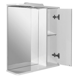 Зеркальный шкаф &amp;quot;ЭТЬЕН-65&amp;quot; правое с подсветкой (ПВХ) - 529940 