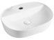 Раковина накладная Azario 500х380х120 овальная, белый (AZ-2202 SP)