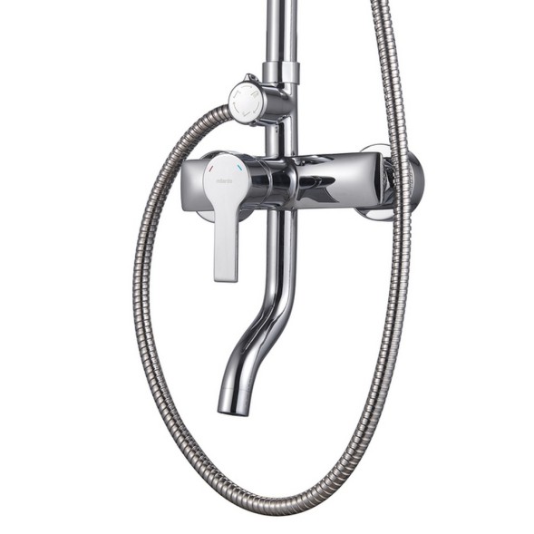 Душевая система 35к Milardo STRSB1FM06 &amp;quot;Stripe&amp;quot; лейка &amp;quot;Тропический душ&amp;quot;, ХРОМ - STRSB1FM06 