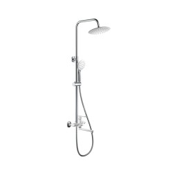 Душевая система 35к HB24557-8 HAIBA лейка &amp;quot;Тропический душ&amp;quot; БЕЛЫЙ/ХРОМ - HB24557-8 