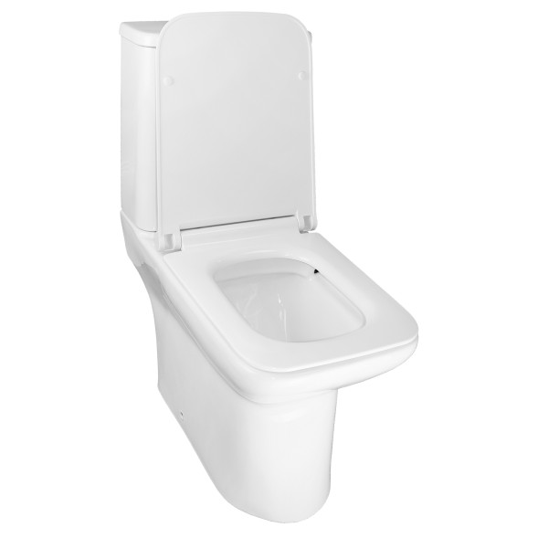 Унитаз-компакт Azario Glory 380х680х812 напольный, безободковый с быстросъемным сиденьем микролифт (AZ-49)