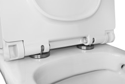 Унитаз-компакт Azario Glory 380х680х812 напольный, безободковый с быстросъемным сиденьем микролифт (AZ-49)