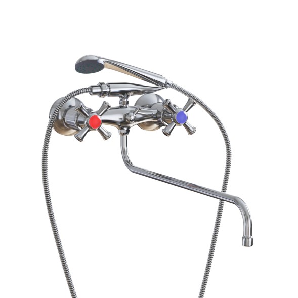 Смеситель для ванны и раковины 1/2 кер. MIXLINE ML10-02 - ML10-02 