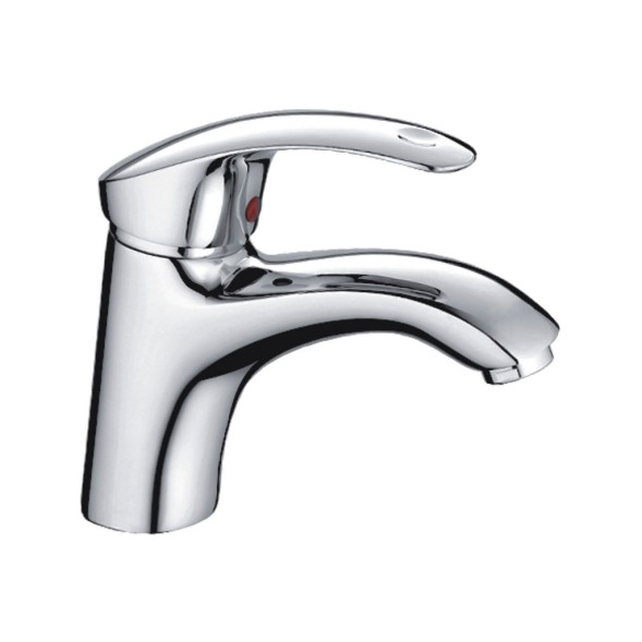 Смеситель для раковины 40к CN1021 CRON литой, ХРОМ - CN1021 