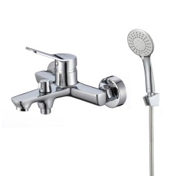Смеситель для  ванны  35к Milardo ENJSB00M02 &amp;quot;Enjoy&amp;quot; с душ. аксессуарами  ХРОМ - ENJSB00M02 