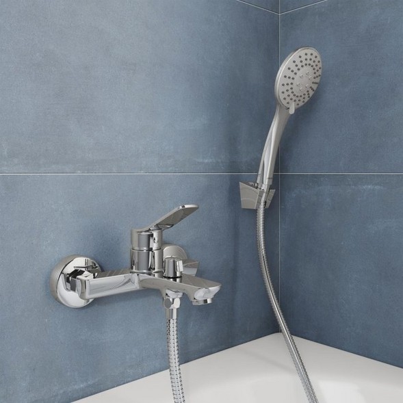 Смеситель для  ванны  35к Milardo ENJSB00M02 &amp;quot;Enjoy&amp;quot; с душ. аксессуарами  ХРОМ - ENJSB00M02 