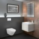 Унитаз подвесной Azario Teramo 515х355х365 безободковый, скрытое крепление, смыв &amp;quot;Торнадо&amp;quot;,  в комплекте с сидением микролифт (AZ-0053-UQ3)