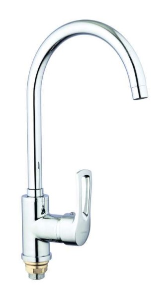 Смеситель для кухни 40к Glauf ZAR4-B181 выс. излив, бок. ручка, п/гайку - ZAR4-B181 