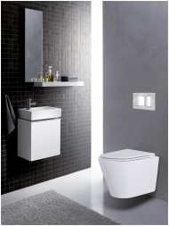 Сет AZARIO инсталляция + унитаз Teramo( круглый)  с сидением микролифт + панель смыва, хром глянцевый (AZ-8010-1000+AZ-8200-0031+AZ-0053)