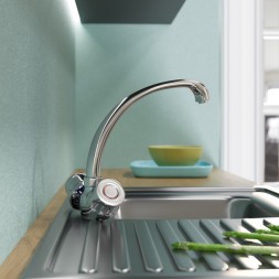 Смеситель для кухни 1/2 кер. MIXLINE ML01-03 п/гайку (без подводки) - ML01-03 