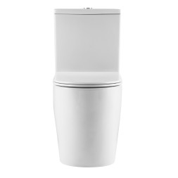 Унитаз напольный Azario LUMA TORNADO FLUSHING безободковый в комплекте с бачком и сиденьем микролифт, дюропласт. 595*360*820 мм (AZ-1253ST)