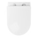 Унитаз подвесной Azario Trevi 495х360х390 безободковый, слив &amp;quot;ТОРНАДО&amp;quot;, в комплекте с сидением микролифт, белый (AZ-0093UQ3)